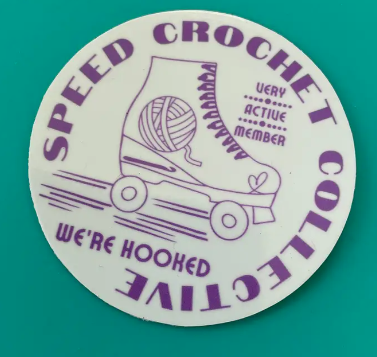 Speed Crochet Collective Sticker – Knit and Bolt